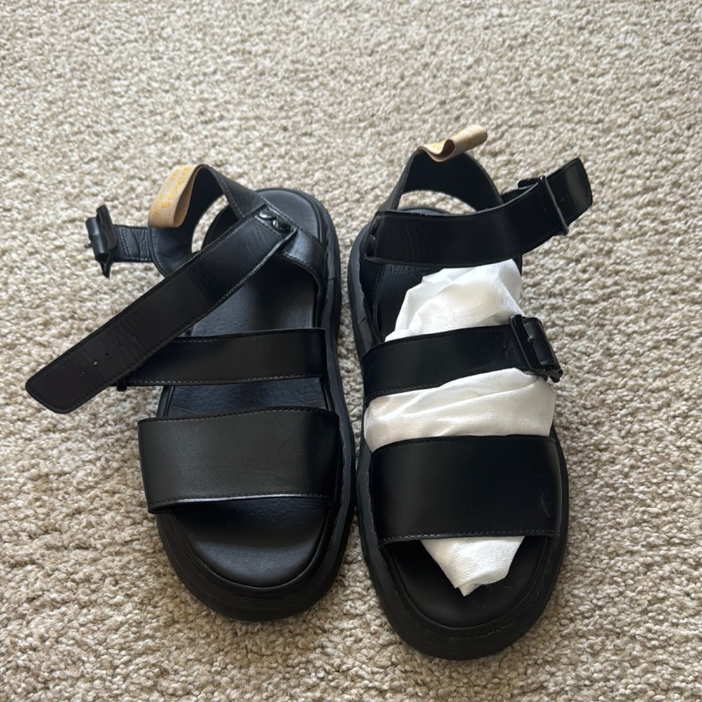 Black Strappy Sandals
